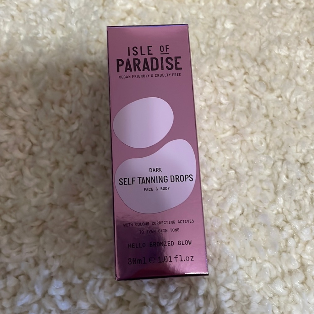 Isle of paradise tanning drops, dark